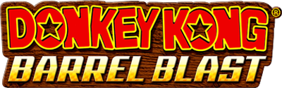 Donkey Kong Barrel Blast logo for Wii